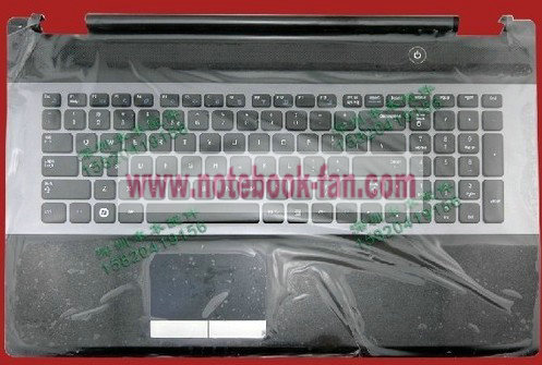 Samsung NP-RC730 US Keyboard with Palmrest Touch Case Cover New